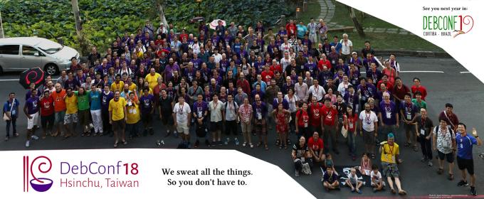 DebConf18 group photo