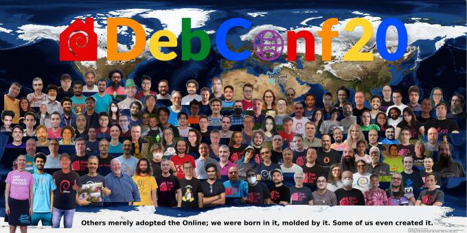 DebConf20 group photo